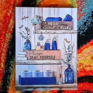 New Canvas print for bathroom!!!